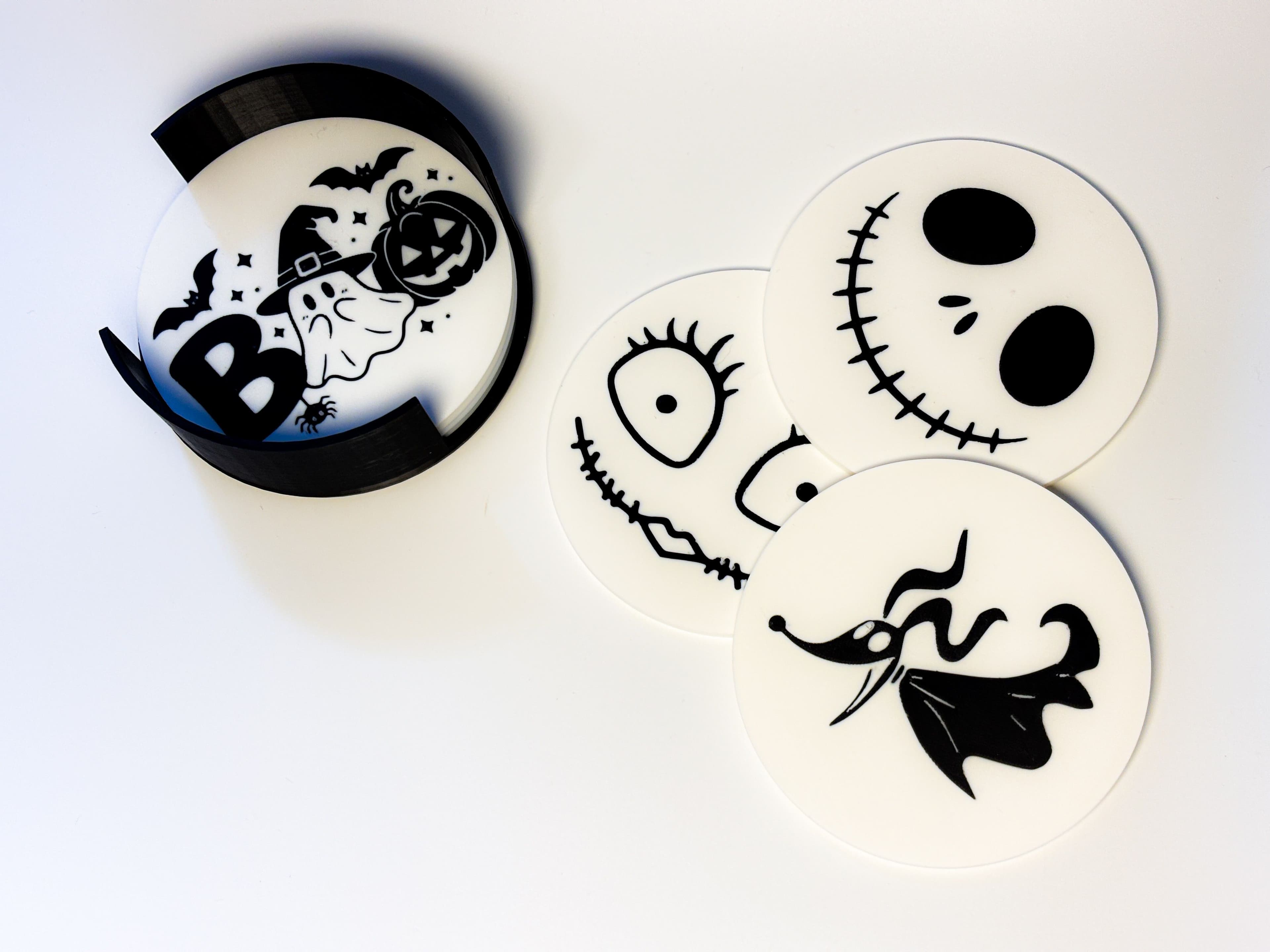 Halloween coaster set