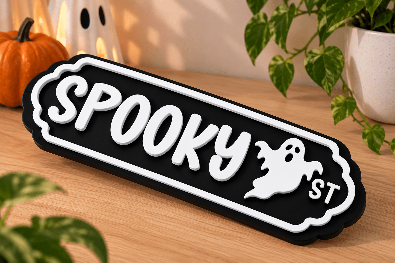 Spooky st sign